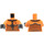 LEGO oranžová Astronaut Minifigurka Trup (973 / 76382)