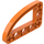 LEGO Orange nosník 3 x 5 x 0.5 Ohnutý 90 stupně Čtvrtletí Ellipse (32250 / 65714)