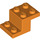 LEGO Orange Konzola 2 x 3 s Deska a Step bez spodního držáku čepu (18671)