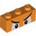 LEGO oranžová Kostka 1 x 3 s Boom Boom Tvář (3622 / 79538)