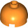 LEGO Orange Kostka 2 x 2 Kulatá s Dome Horní (dutý čep, držák nápravy) (3262 / 30367)