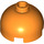 LEGO Orange Kostka 2 x 2 Kulatá s Dome Horní (Bezpečnostní čep bez držáku nápravy) (30367)