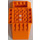 LEGO oranžová Kokpit Dno 6 x 10 x 5 (42600)