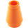 LEGO Orange Kužel 1 x 1 s horní drážkou (28701 / 59900)