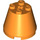LEGO Orange Kužel 3 x 3 x 2 s osa otvorem (6233 / 45176)