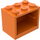 LEGO oranžová Skříňka 2 x 3 x 2 s pevnými cvočky (4532)