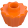 LEGO oranžová Cupcake Liner s plochým vrškem (79743)