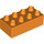 LEGO Orange Duplo Kostka 2 x 4 (3011 / 31459)