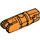 LEGO Orange Hinge Cylinder 1 x 3 Locking with 1 Stub and 2 Stubs On Ends (s otvorem) (30554 / 54662)