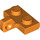 LEGO Orange Závěs Deska 1 x 2 s Vertikální Zamykání Stub se spodní drážkou (44567 / 49716)