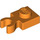 LEGO Orange Deska 1 x 1 s Vertikální Klip (Tlustý otevřený &#039;O&#039; klip) (44860 / 60897)