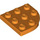 LEGO Orange Deska 3 x 3 Kulatá Roh (30357)