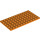 LEGO Orange Deska 6 x 12 (3028)