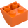 LEGO oranžová Sklon 2 x 2 (45°) Převrácený s plochou distanční vložkou vespod (3660)