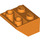 LEGO Orange Sklon 2 x 2 (45°) Převrácený s plochou distanční vložkou vespod (3660)