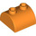LEGO Orange Sklon 2 x 2 Zakřivený s 2 Study na Horní (30165)