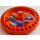 LEGO Orange Technic Disk 5 x 5 s Axer (32361)