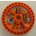 LEGO Orange Technic Disk 5 x 5 s Krab s Dva Saws (32350)