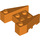 LEGO Orange Klín Kostka 3 x 4 s Stud Notches (50373)