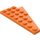 LEGO Orange Klín Deska 4 x 8 Křídlo Levá se spodním zářezem (3933)