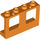 LEGO Orange Okno Rám 1 x 4 x 2 s dutými hřeby (61345)