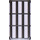 LEGO Pearl Dark Gray Tyčka 1 x 4 x 6 s Mřížka Okno (92589)