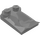 LEGO Pearl Dark Gray Sklon 2 x 3 x 0.7 Zakřivený s Křídlo (47456 / 55015)