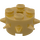 LEGO Pearl Gold Kostka 2 x 2 Kulatá s Spikes (27266)