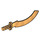 LEGO Pearl Gold Egyptian Khopesh meč (93247)