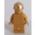 LEGO Perlově zlatá Hasič Socha Minifigurka