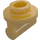 LEGO Pearl Gold Deska 1 x 1 Kulatá s plochý Tyčka s dlouhým stonkem (79194)