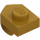 LEGO Perlově zlatá Deska 1 x 1 s Downwards Zub (15070)