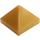 LEGO Pearl Gold Sklon 1 x 1 x 0.7 Pyramida (22388)