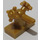 LEGO Pearl Gold Kohoutek 1 x 2 s Dva Kliky (Malé rukojeti) (13770 / 28920)