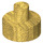 LEGO Pearl Gold Dlaždice 1 x 1 Kulatá s Hollow Tyčka (20482 / 31561)
