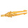 LEGO Pearl Gold Two-Bladed meč (11103)