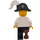 LEGO Perilous Pitfall Pirát Kapitán Minifigurka