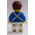 LEGO Pirates Chess Bluecoat Soldier s Sweat Drops a Reddish Brown Vlasy Minifigurka