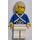 LEGO Pirates Chess Bluecoat Soldier s Široký Smile a Tan Tousled Vlasy Minifigurka
