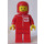 LEGO Post Office Worker s Old Červená Helma Minifigurka