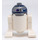 LEGO R2-D2 s plochý stříbrný Hlava a Dark Růžová Dots Minifigurka