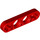 LEGO Red nosník 4 x 0.5 Tenký s osa dírami (32449 / 63782)