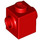 LEGO Red Kostka 1 x 1 s Study na Dva obou stranách (47905)