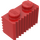 LEGO Red Kostka 1 x 2 s Mřížka (2877)