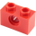 LEGO Red Kostka 1 x 2 s otvorem (3700)
