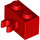 LEGO Red Kostka 1 x 2 s Vertikální Klip (Otevřít klip &#039;O&#039;) (42925 / 95820)