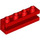 LEGO Red Kostka 1 x 4 s drážkou (2653)