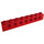 LEGO Red Kostka 1 x 8 s dírami (3702)