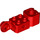 LEGO Red Kostka 2 x 2 s osa otvorem, Vertikální Závěs Joint, a Fist (47431)