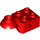 LEGO Red Kostka 2 x 2 s Horizontální Rotation Joint (48170 / 48442)